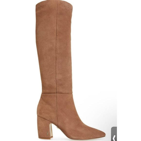Sam Edelman Shoes - Sam Edelman Hiltin Praline Suede Boots Women’s Size 8.5